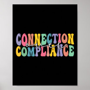 Connection Over Compliance Awareness Month Poster