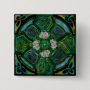 Connemara Cross Button