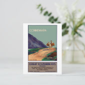  Connemara Ierland reisposter Briefkaart (Staand voorkant)