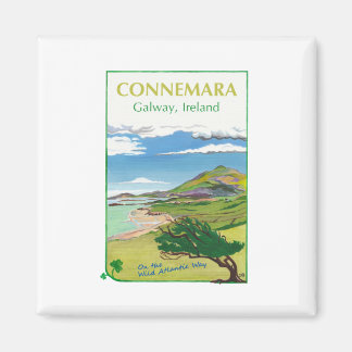 Connemara Travel Poster Design Magnet Magneet