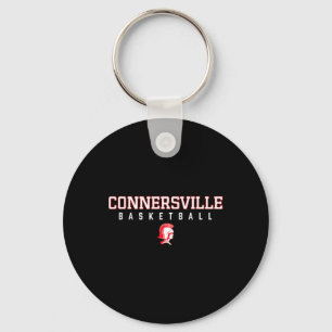 Connersville Spartans Logo Schets Hs Sleutelhanger