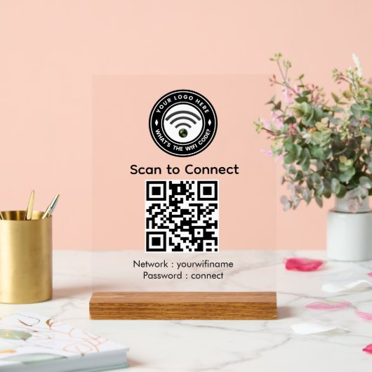 Connexion au code QR Wi‑Fi | Wi‑Fi  (Mariage)