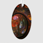 Connexion fluide Art Abstrait Acrylique Oval (devant)