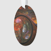 Connexion fluide Art Abstrait Acrylique Oval (devant)