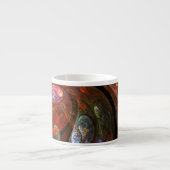 Connexion fluide Art Abstrait Espresso Mug (Devant)