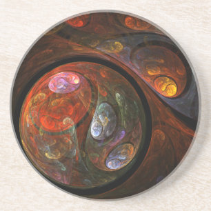 Connexion fluide Dessous de verre en grès d'art Ab