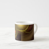 Connexion intime Art Abstrait Espresso Mug (Devant droit)