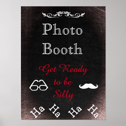 Connexion mariage pour Photo Booth, style tableau  (Devant)