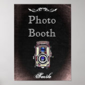 Connexion mariage pour Photo Booth, style tableau  (Devant)