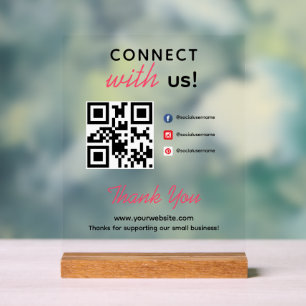 Connexion simple avec nous Réseaux sociaux QR Entr