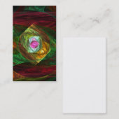 Connexions dynamiques Carte de visite d'art Abstra (Devant / Derrière)