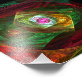 Connexions dynamiques Impression photo art Abstrai (Coin)