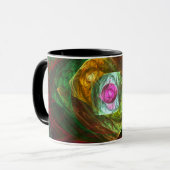 Connexions dynamiques Mug café Abstrait (Devant gauche)