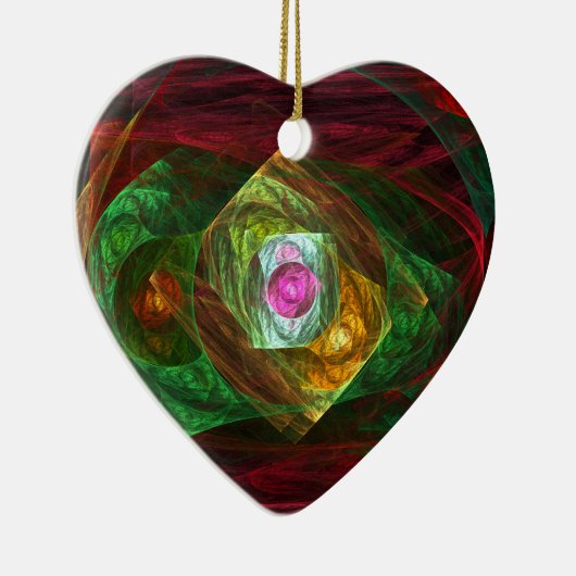 Connexions dynamiques Ornement coeur d'art Abstrai (Droite)