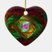 Connexions dynamiques Ornement coeur d'art Abstrai (Dos)