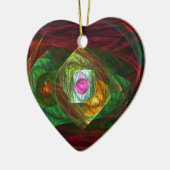 Connexions dynamiques Ornement coeur d'art Abstrai (Gauche)