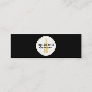 Connoisseur Goudfles Mini Visitekaartje