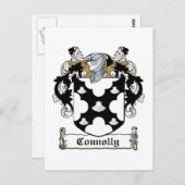 Connolly Family Crest Briefkaart (Voorkant / Achterkant)