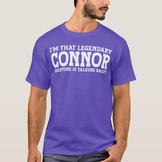 Connor Persoonlijke Naam Grappige Connor retro T-shirt