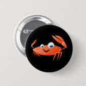 Connor the Crab Ronde Button 5,7 Cm (Voorkant /achterkant)
