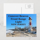 Conover Beacon Feu de portée avant, carte postale  (Devant / Derrière)