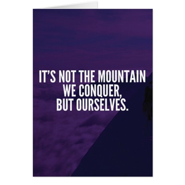 Conquer la montagne - Motivation (Devant)