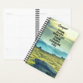 Conquérir vos peurs Planificateur hebdomadaire/men (Devant avec enveloppe)