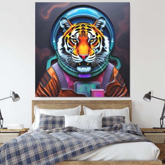 CONQUEST OF THE TIGER MOON-4 CANVAS AFDRUK (Insitu (Slaapkamer))