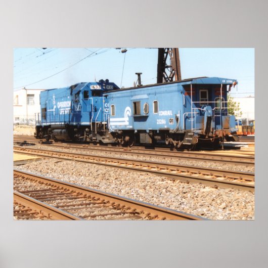 Conrail Diesel #1633 GP-15-1 Poster (Voorkant)