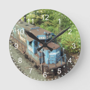 Conrail Diesel Locomotive #1644 GP-15-1 Wall Clock Ronde Klok