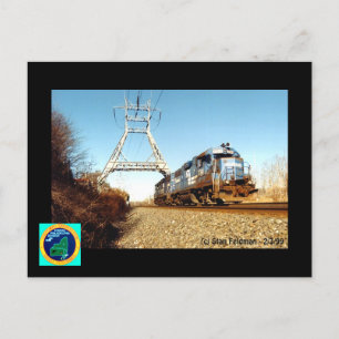 Conrail Engine 7741 op Pencoyd Penna. Briefkaart