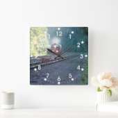 Conrail Kantoor trein - OCS 8/22/97 wandklok Vierkante Klok (Huis)