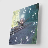 Conrail Kantoor trein - OCS 8/22/97 wandklok Vierkante Klok (Hoek)