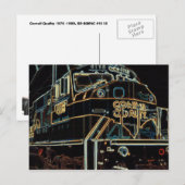 Conrail Quailty 1976 - 1999, SD-80MAC #4118 Briefkaart (Voorkant / Achterkant)