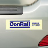 Conrail Reading Division 1976 Bumpersticker (Op auto)