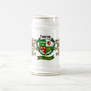 Conroy/O'Conry Irish Shield gepersonaliseerd Bierpul