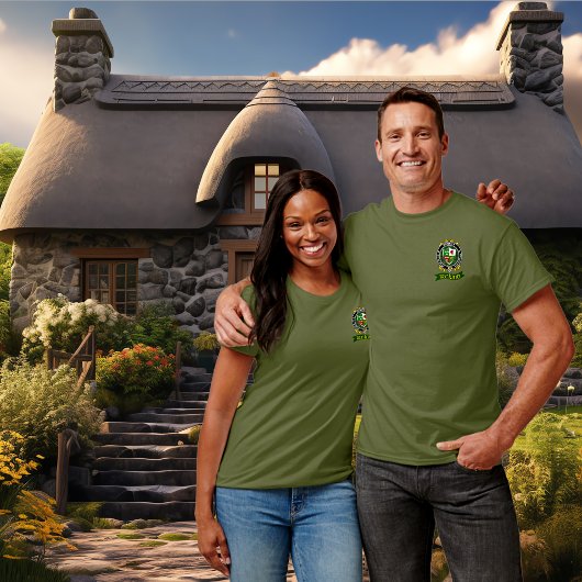 Conroy/O'Conry Irish Shield gepersonaliseerd T-shirt