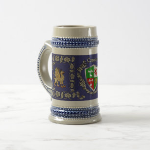 Conroy/O'Conry Irish Shield Griffin Stein Bierpul