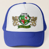 Conroy/O'Conry Irish Shield w/Griffins Trucker Pet (Voorkant)