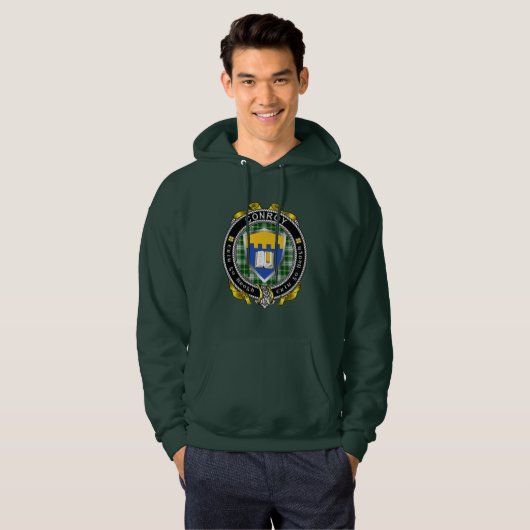 Conroy/O'Mulconroy Irish Shield Hoodie (Voorkant volledig)