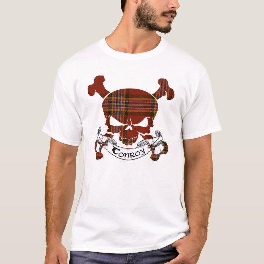 Conroy Tartan Skull T-shirt (Voorkant)