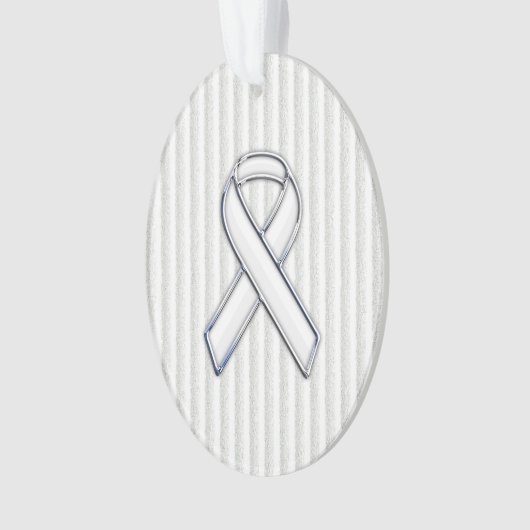 Conscience blanche de ruban de chrome sur les (devant)