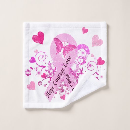 Conscience de cancer du sein (Gant de toilette)