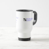 Conscience du cancer de l'oesophage Mug de voyage, (Devant droit)