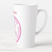 Conscience du cancer du sein - Mug latte (Droite)