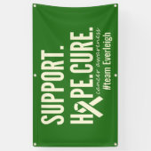 conscience du cancer Nom personnalisé Bannière Pan (Vertical)