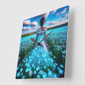 Consciousness / Conciencia Vierkante Klok (Hoek)