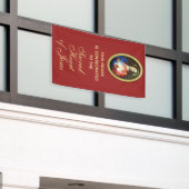 Consecratie Heilig Hart van Jezus Religieus Spandoek (Buitenkant Gebouw)