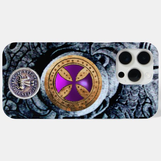 CONSECRATIESCHROSS EN SEAL VAN DE KNIGHTTEMPLAR Case-Mate iPhone CASE (Achterkant (horizontaal))
