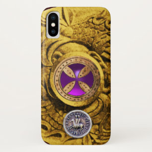 CONSECRATIESCHROSS EN SEAL VAN DE KNIGHTTEMPLAR iPhone X HOESJE